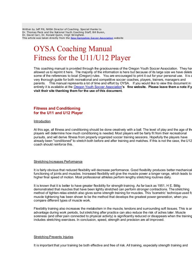 Coaching U 12 Coaching U 12