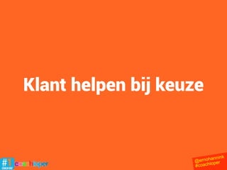 Altijd bezwaren
@ernohannink
#coachloper
 