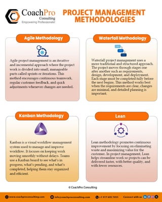 PROJECT MANAGEMENT METHODOLOGIES | PDF