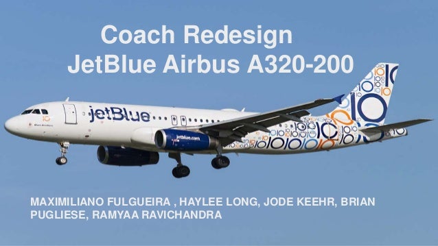 Coach Redesign Jet Blue Airbus A320 200