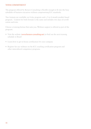 Coach training program | PDF