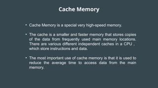 In-Depth Exploration of Cache Memory and Virtual Memory in Computer ...