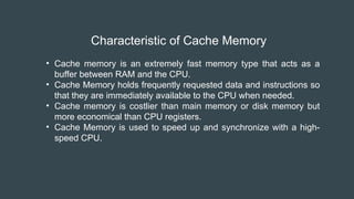 In-Depth Exploration of Cache Memory and Virtual Memory in Computer ...