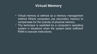 In-Depth Exploration of Cache Memory and Virtual Memory in Computer ...