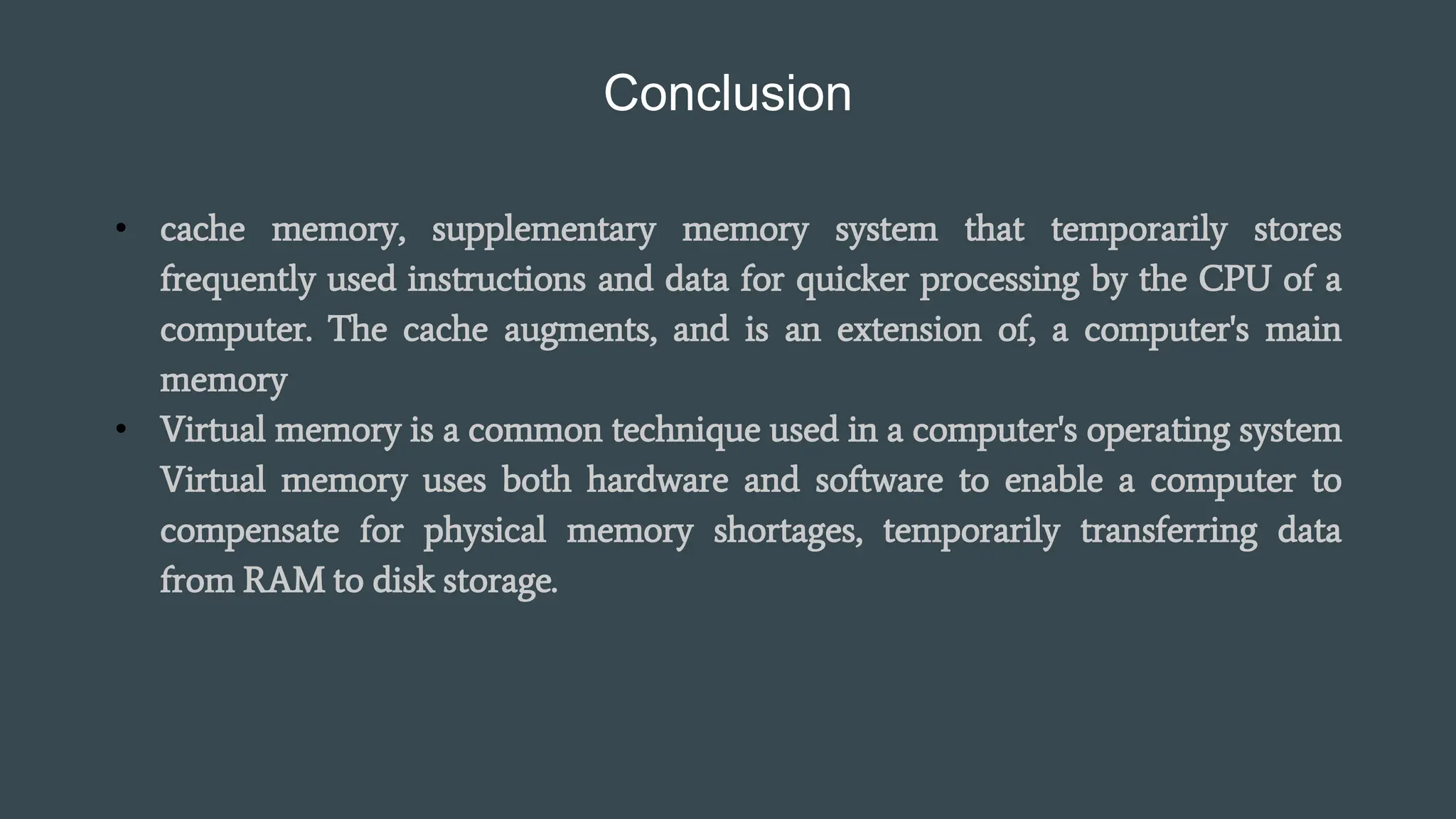 Cache Memory And Virtual Memory in computer architecture | PPT