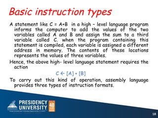Value In Computer Language COA CSE 2009 Module 2 ISA IO.ppt computer organisation and architecture ...
