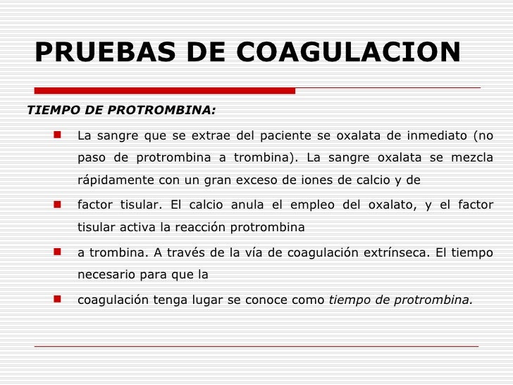 Cuales Son Los Tiempos De Coagulacion es.slideshare.net