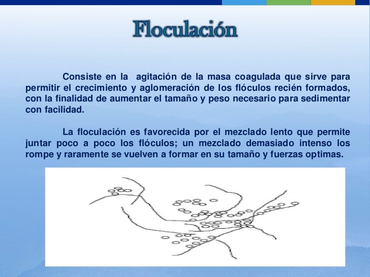 Coagulacion y floculacion