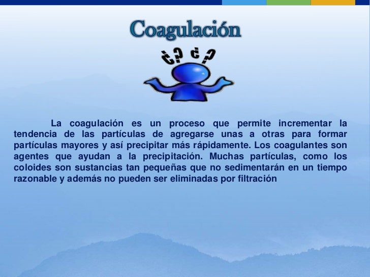 Coagulacion y floculacion