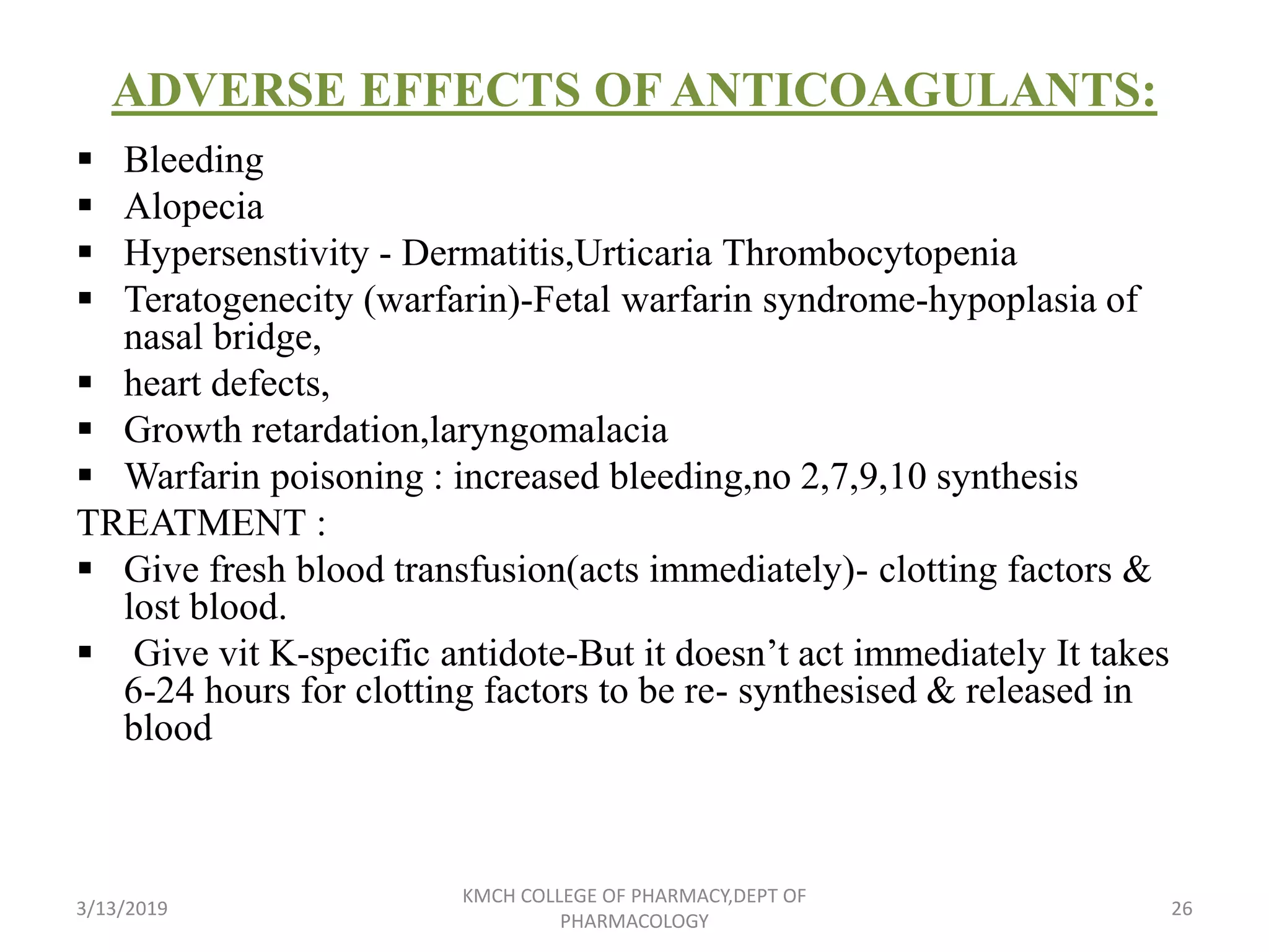 Coagulant and anti coagulant | PPTX