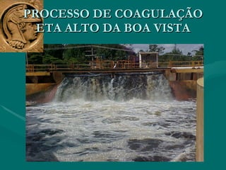 PROCESSO DE COAGULAÇÃO ETA ALTO DA BOA VISTA 