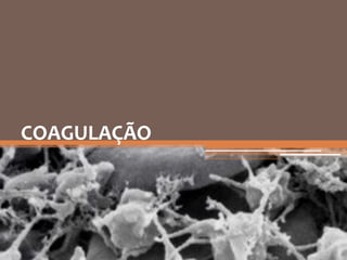 COAGULAÇÃO
 