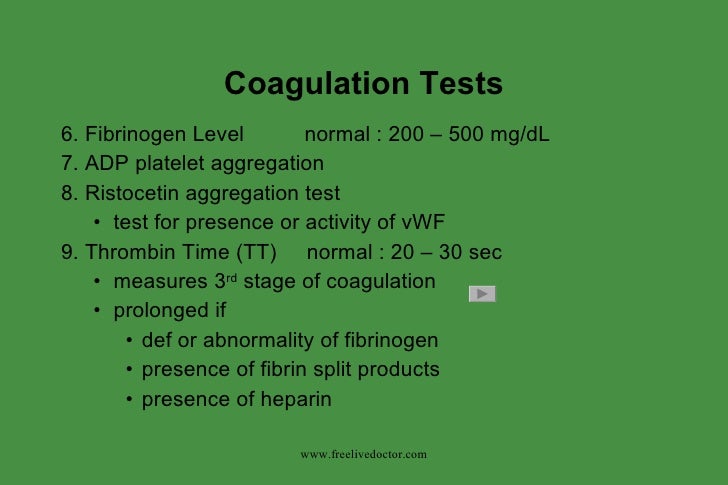 Normal fibrinogen level mg dl