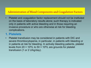 coagulation disorders in anaesthesia pdf | PDF