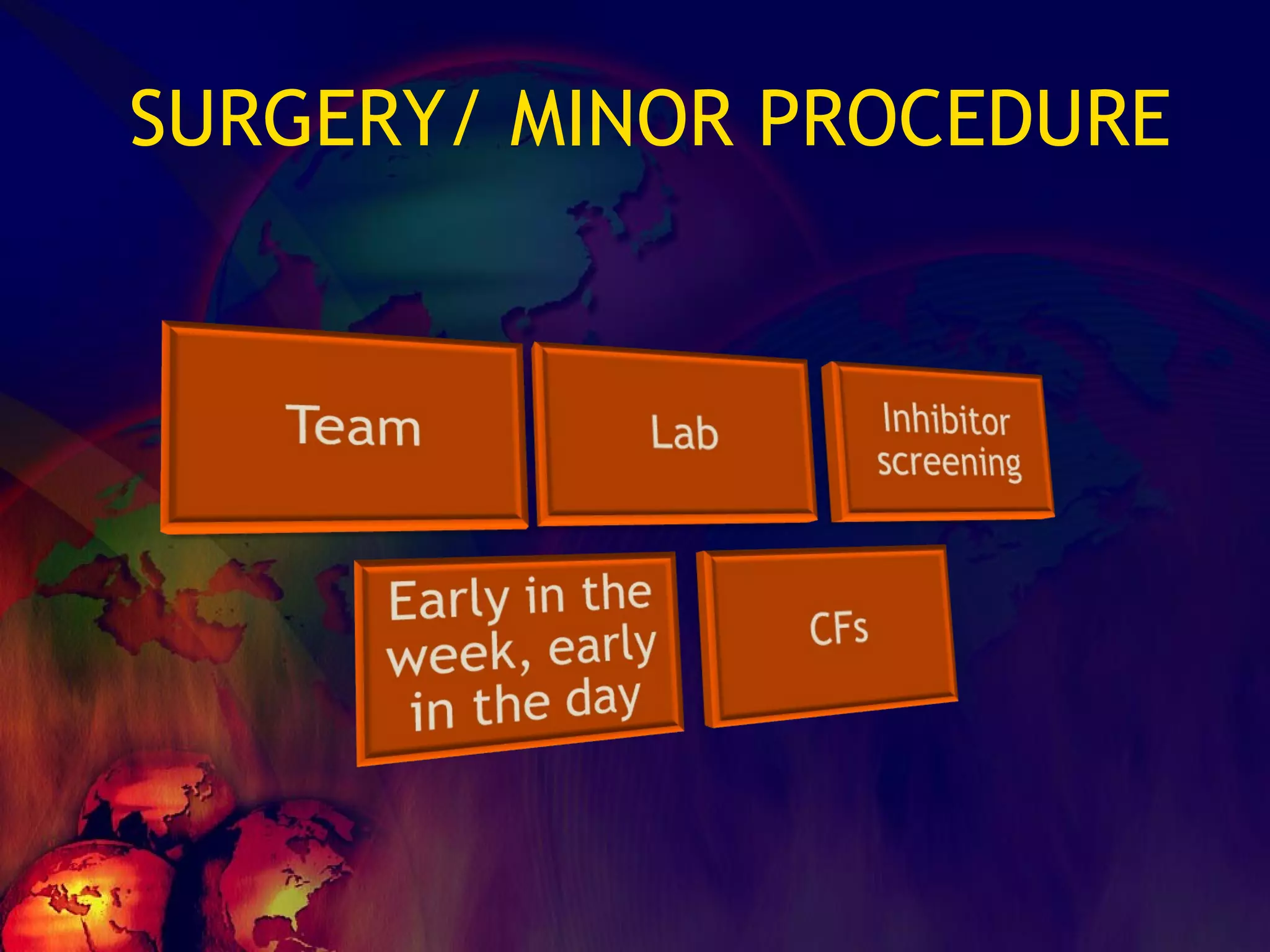 SURGERY/ MINOR PROCEDURE 