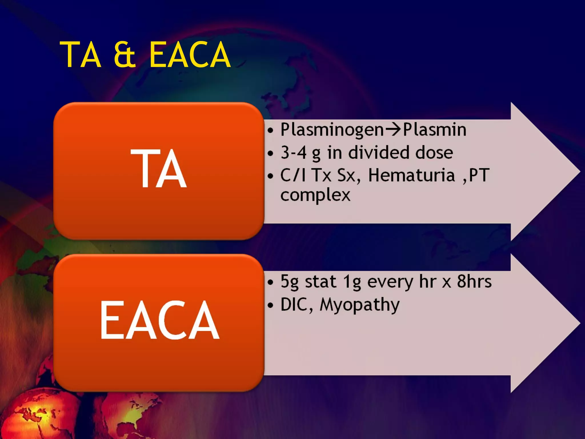 TA & EACA 