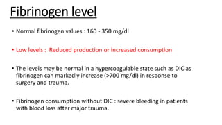 Coagulation monitoring and teg | PPTX