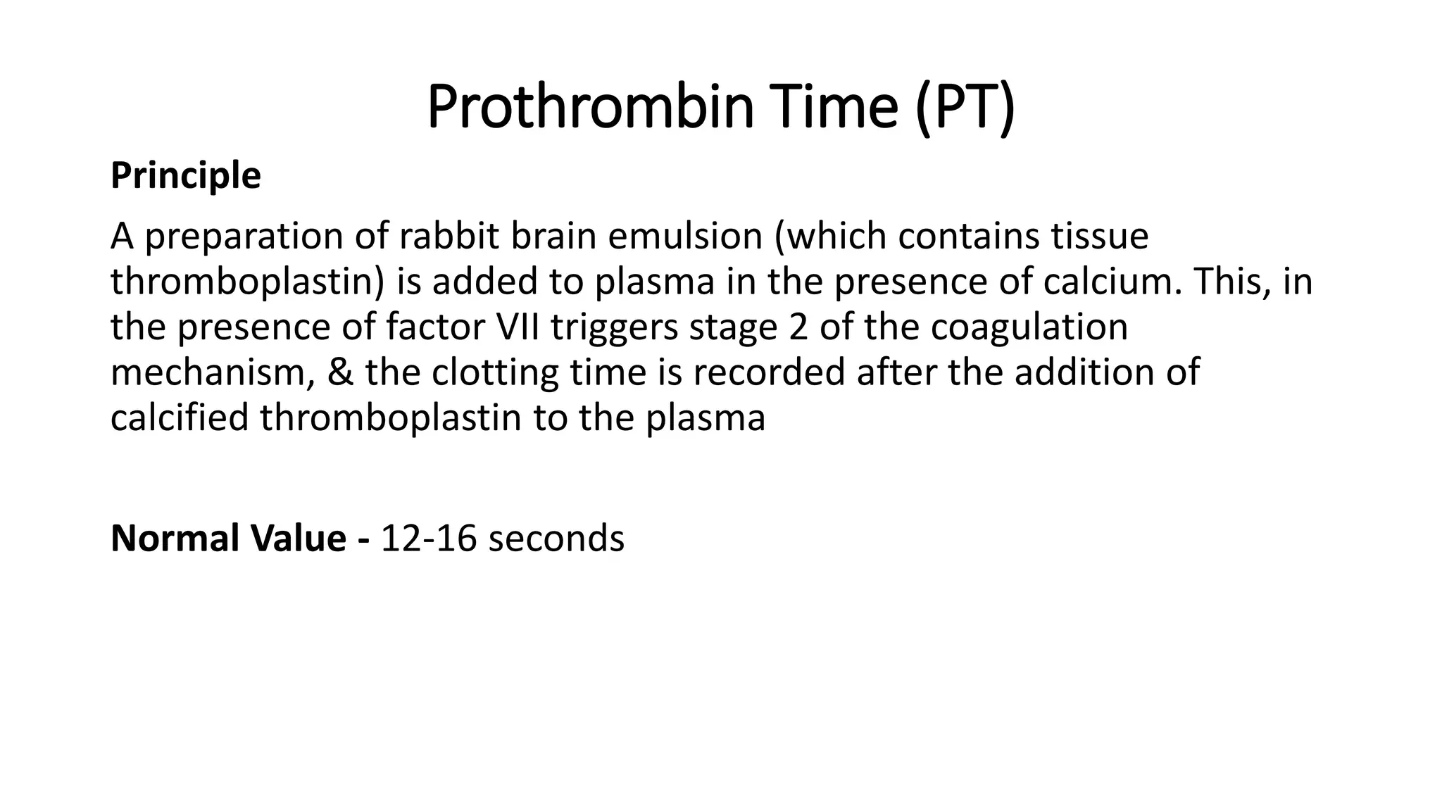 Coagulation profile | PPTX