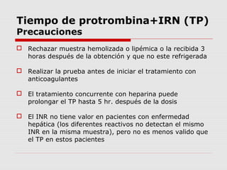 Coagulograma | PPT