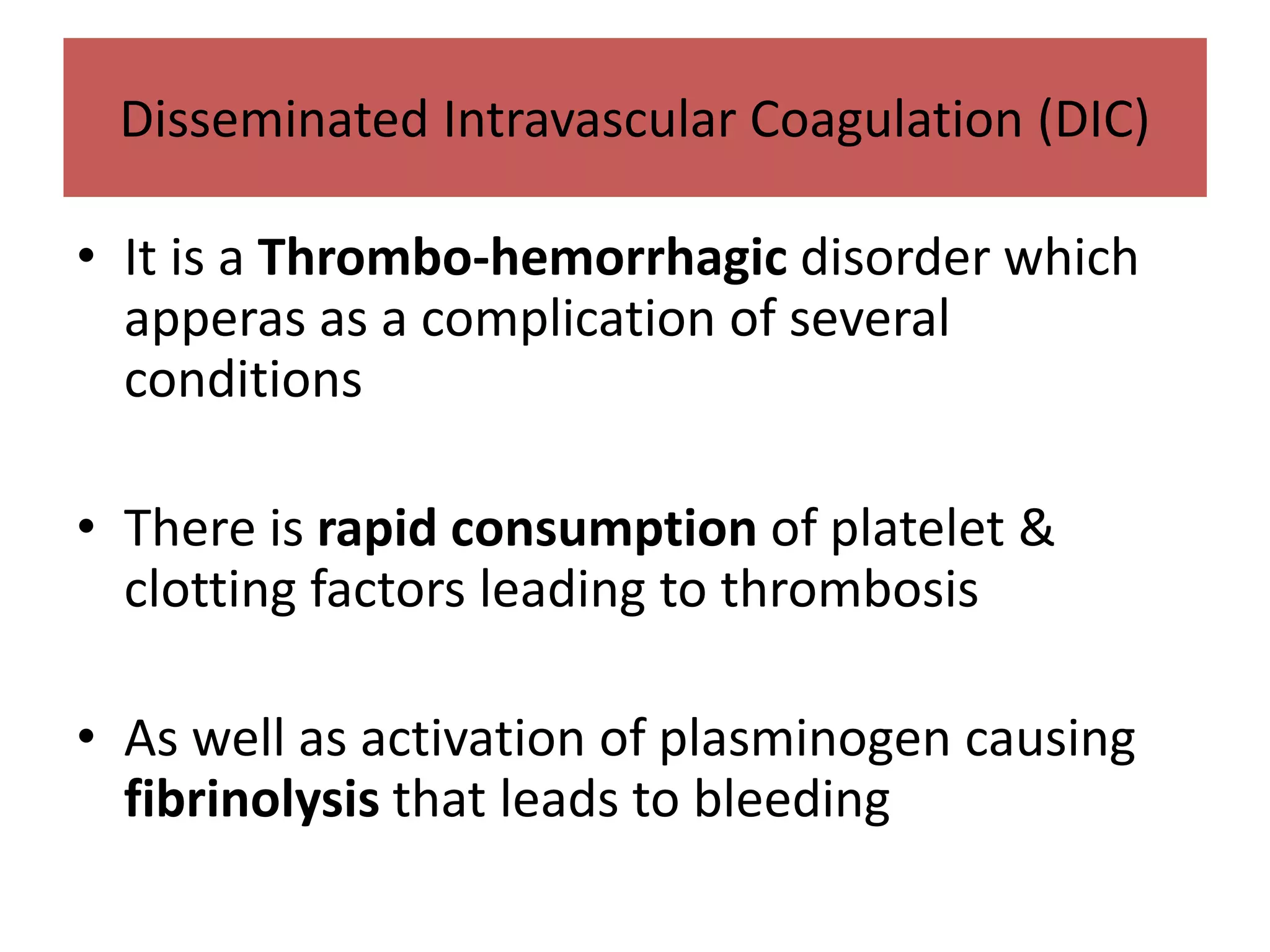 Coagulopathy | PPTX