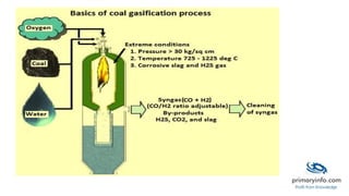 Coal gasification