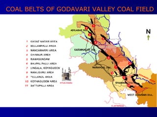 Singareni Coal Mines Map Coal Sccl