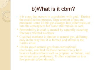 Coal bed methane | PPTX
