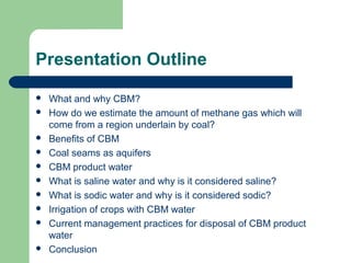 Coal bed methane | PPT