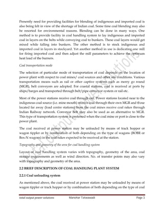 Coal handling plant | PDF