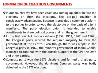 Coalition Politics & Mandal Commission | PPTX