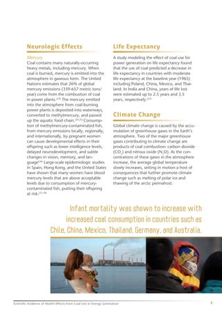 Scientific Evidence of Health Effects from Coal Use in Energy ...