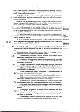 Coal mines bill, 2015, India