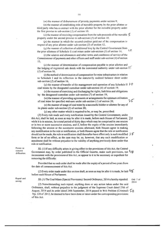 Coal mines bill, 2015, India