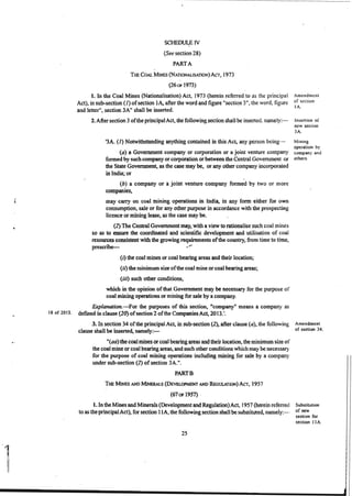 Coal mines bill, 2015, India