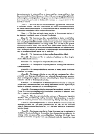 Coal mines bill, 2015, India