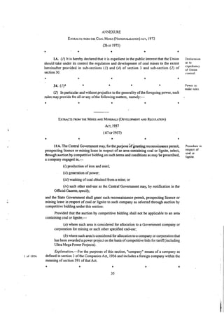 Coal mines bill, 2015, India
