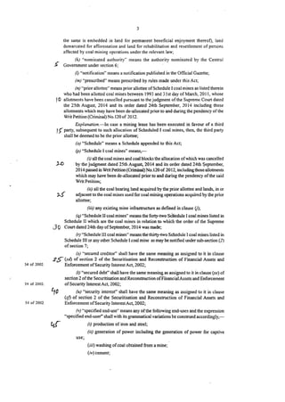 Coal mines bill, 2015, India