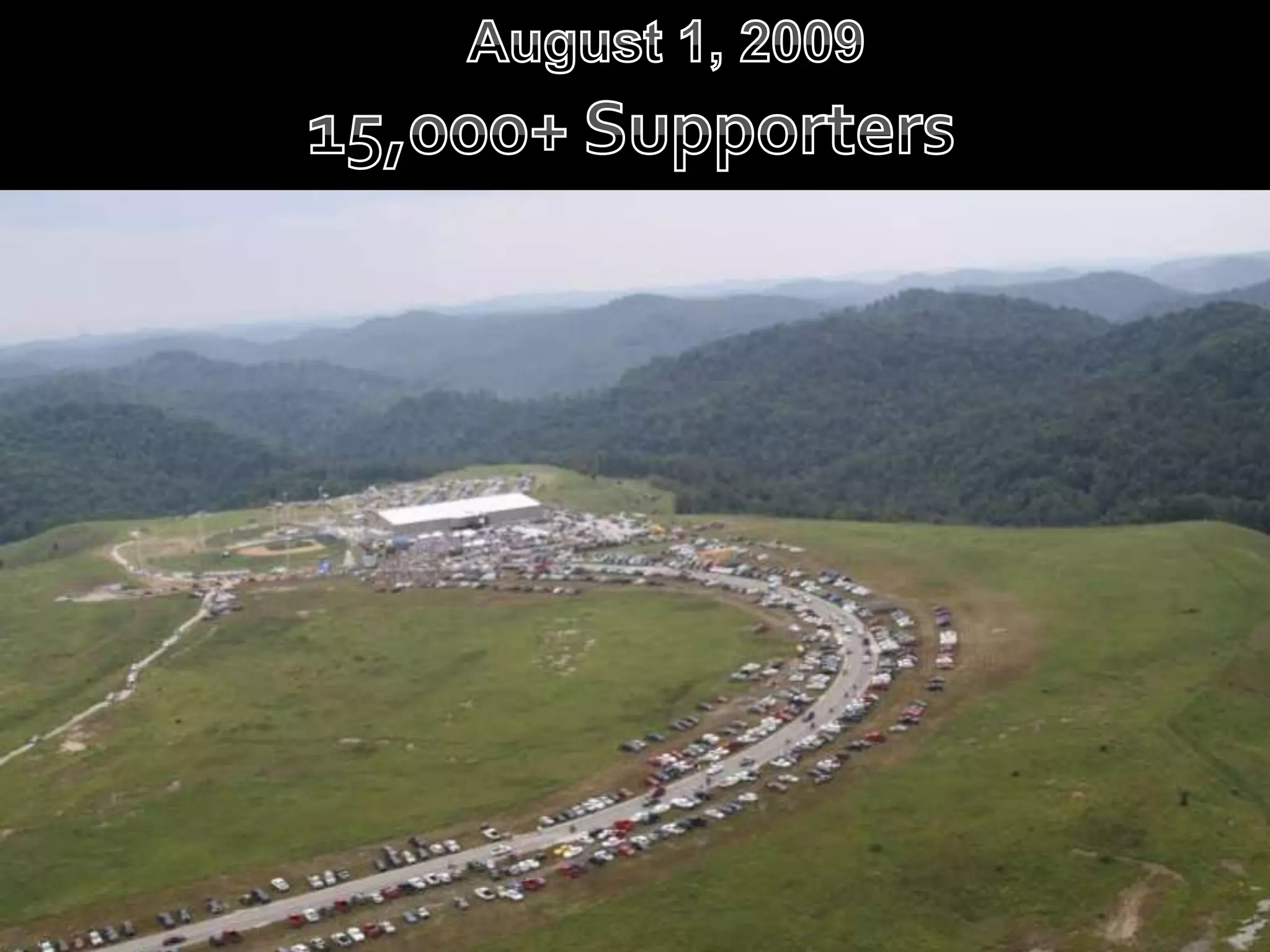 August 1, 200915,000+ Supporters 