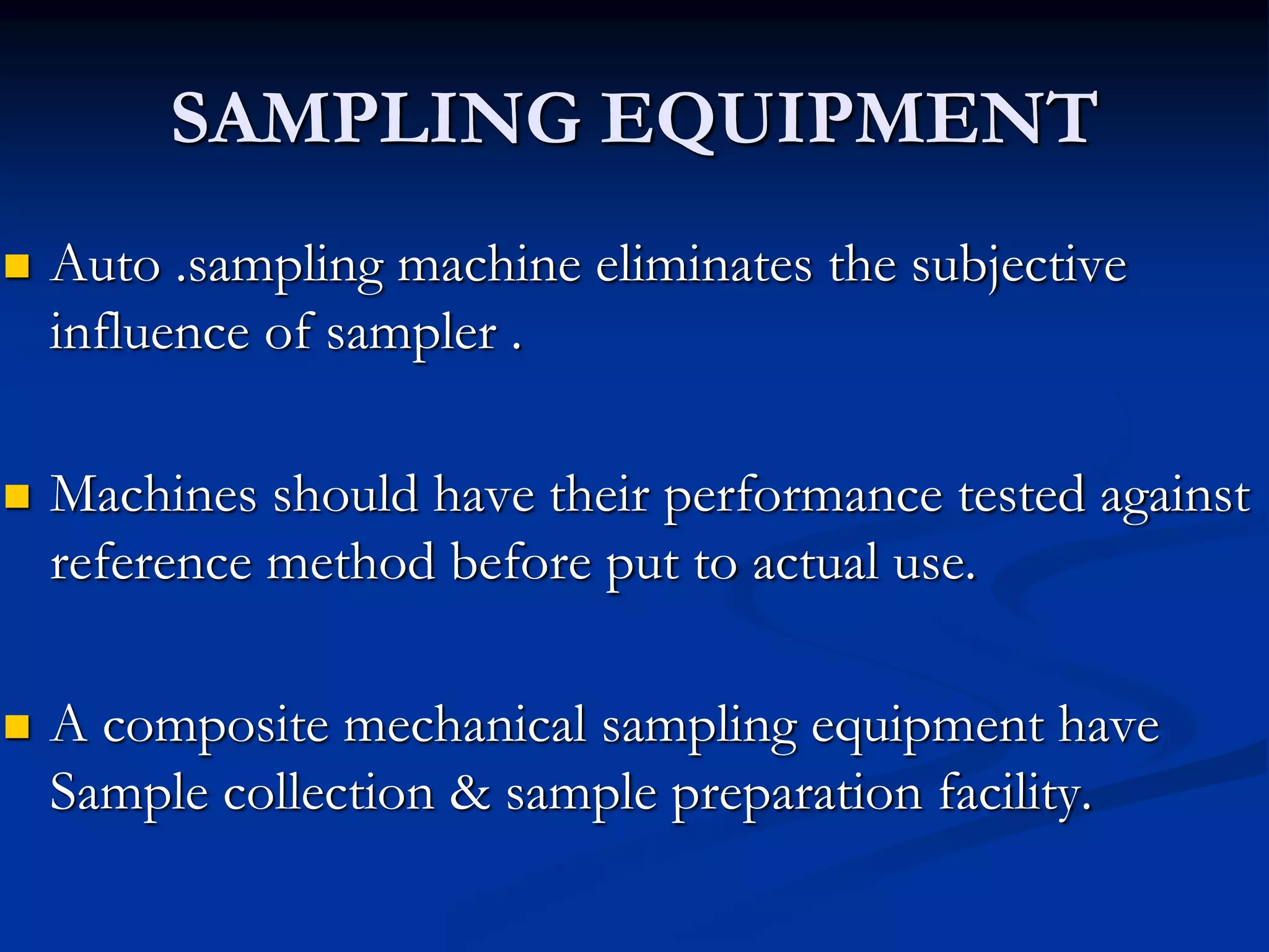 Coal quality sampling & preparation as per indian standard | PPT