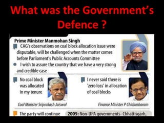 What was the Government’s
Defence ?
 