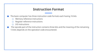 computer organisation for computer science and engg students | PPTX