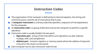 computer organisation for computer science and engg students | PPTX