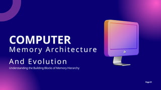 Computer Memory Architecture and Evolution | PPTX