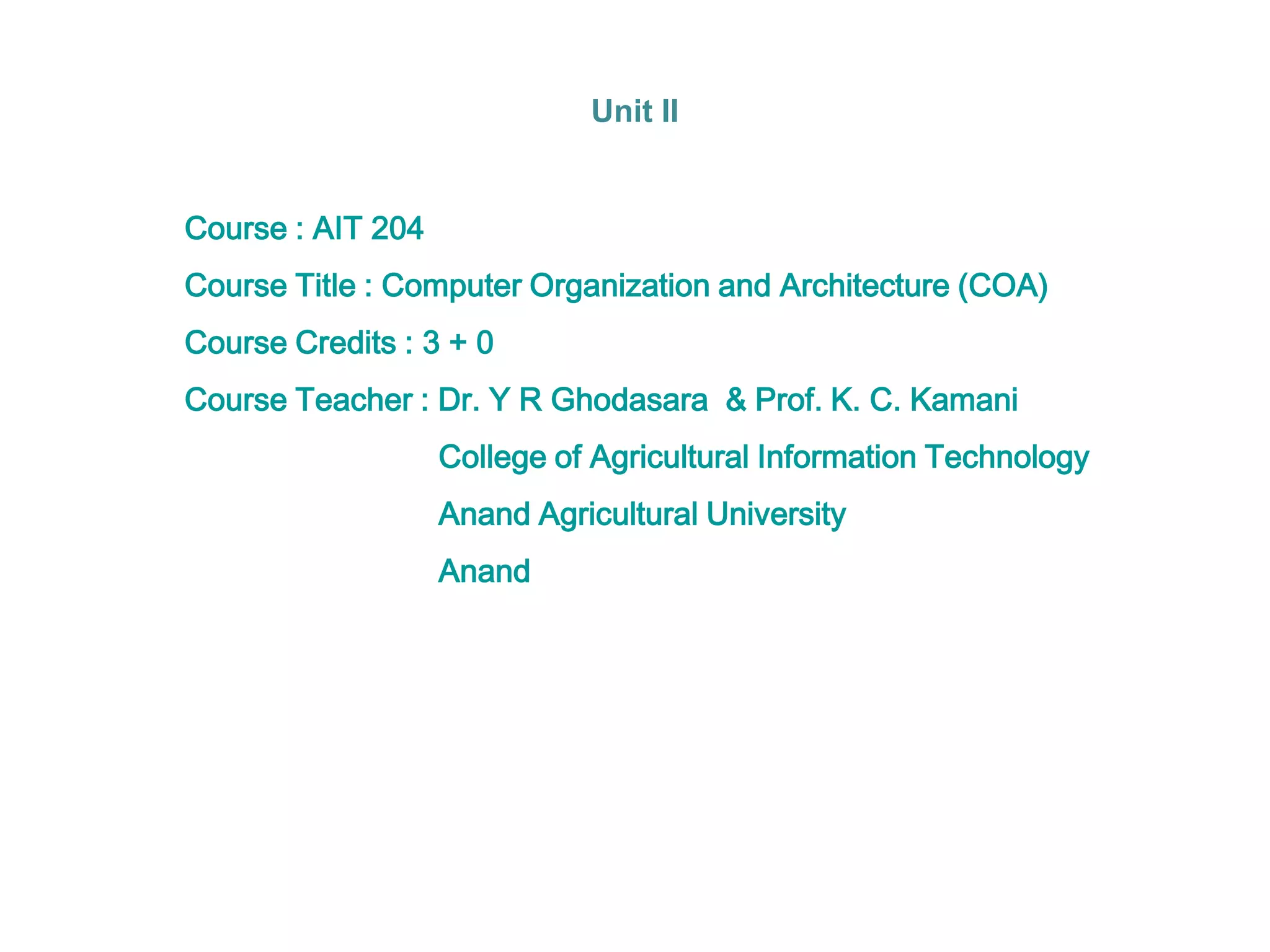 Coa presentation2 | PPT