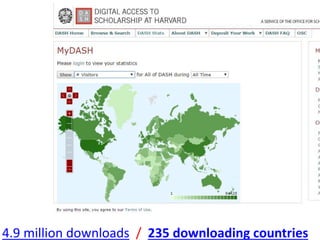 4.9 million downloads / 235 downloading countries
 