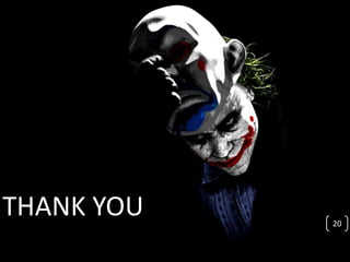 20
THANK YOU
 