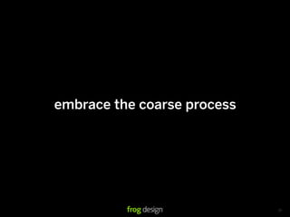 Mark Rolston@DMI: Embrace the Coarse Process