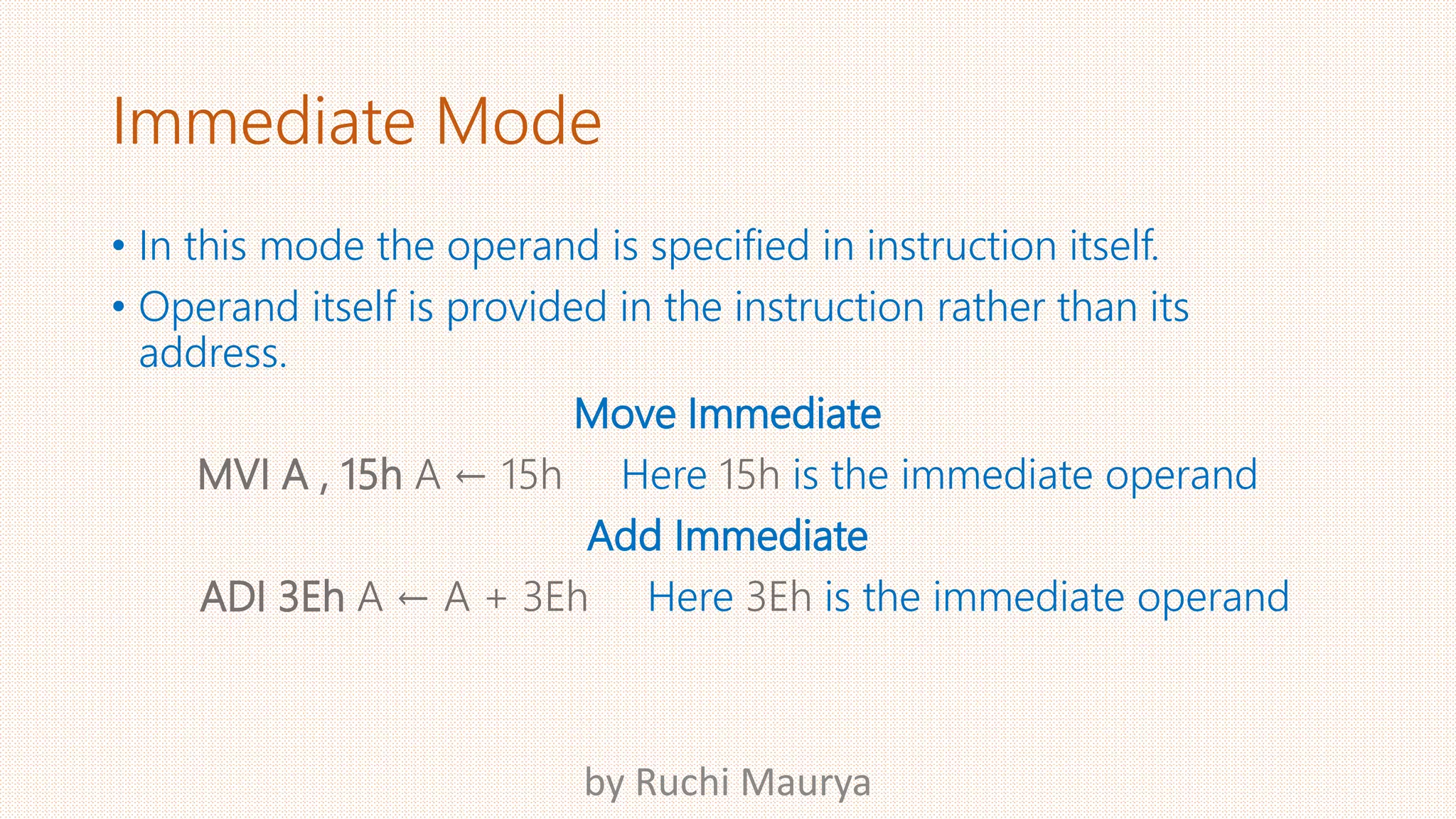 Types of Addressing modes- COA | PPTX