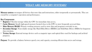 Computer organisation and Architecture and it's advantages | PPTX