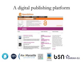A digital publishing platform
 